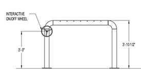 Spray Curtain Model 1800-68_wheel plan view