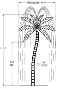 Palm Tree Spray Model 1800-77 plan