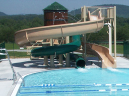 Combination Flume Water Slide Model 1902