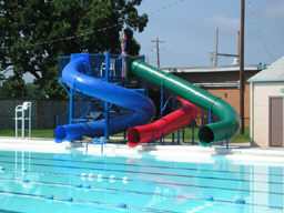 Triple Polyethylene Flume Water Slide Model 9429