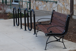 Site Amenities: Tables, Benches, Bike Racks, and Litter Receptacles