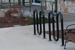Bike Rack Model 202-105: 2 Bike racks shown Bike Rack Model 202-105: 2 Bike racks shown