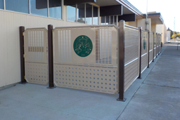 Custom Privacy Fence Model Elks Lodge