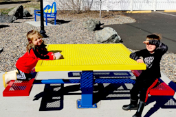 Site Amenities: Tables, Benches, Bike Racks, and Litter Receptacles