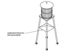 Water Tower Model 1800-122 plan view