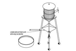 Water Tower Model 1800-122 plan view