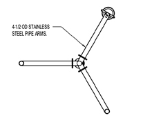 Thrilling Splash Trio Model 1800-123 plan view