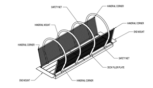 Spray Tunnel Bridge Model 1800-137 plan view