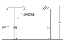 Double Shooter Model 1800-56_wheel plan view