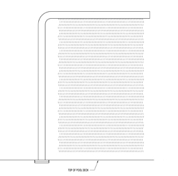 Water Curtain Model 1800-70-1 plan view