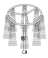 Misty Spray Circle Model 1800-96_wheel plan view