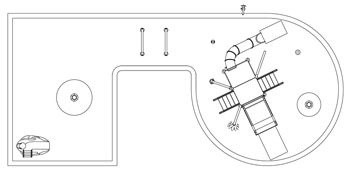 Spray Park Model 2517 plan view