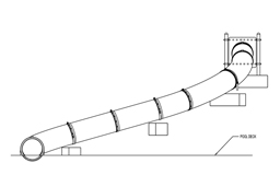 Landscape & Hillside Slide Model: Worcester Plan View