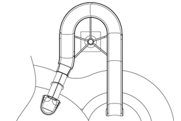 Closed & Open Flume Landscape Slide Model: Kaufman 2 plan view