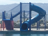 Closed Fiberglass Flume Pool Slide Model 1677-32