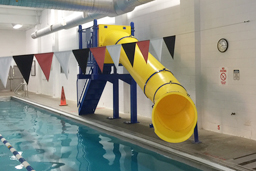 Single Polyethylene Flume Pool Slide Model 7006