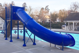 Single Polyethylene Flume Pool Slide Model 9206