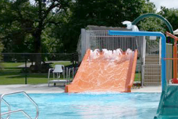 pen Flume Fiberglass Pool Slide Model 2100