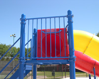 Double Flume Pool Slide Model 9113