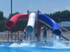 Triple Flume Drop Slide Pool Slide Model 5023