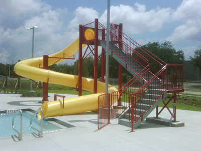 Polyethylene Flume Water Slide Model 1608