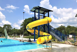Polyethylene Flume Water Slide Model 1616 Polyethylene Flume Water Slide Model 1616