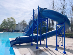 Closed Flume Fiberglass Water Slide Model 1628-32