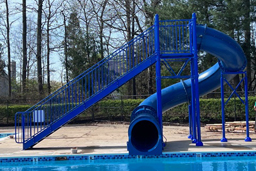 Closed Flume Fiberglass Water Slide Model 1628-32