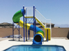 Closed Flume Fiberglass Water Slide Model 1628-32