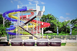 Triple Flume Water Slide Model 1644