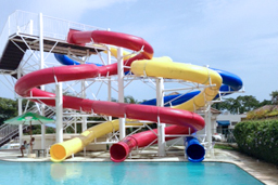 Triple Flume Water Slide Model 1644