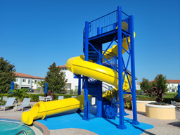 Closed Flume Fiberglass Water Slide Model 1654-32