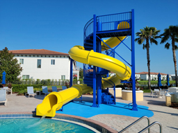 Closed Flume Fiberglass Water Slide Model 1654-32