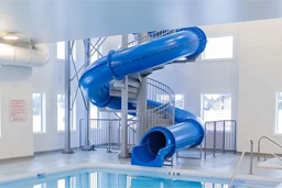 Closed Flume Fiberglass Water Slide Model 1654-32