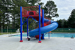 Closed Fiberglass Flume Water Slide Model 1655-32