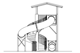 Water Slide Model 1655