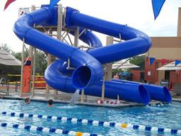 Triple Flume Water Slide Model 1666