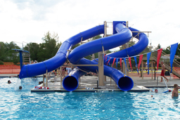 Triple Flume Water Slide Model 1666