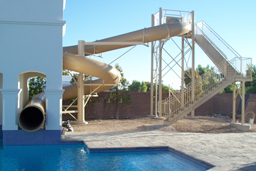 Custom Polyethylene Flume Water Slide Model 1684