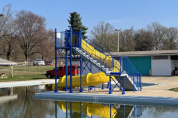 Closed Flume Fiberglass Water Slide Model 1688-32