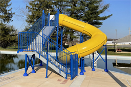 Closed Flume Fiberglass Water Slide Model 1688-32