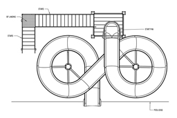 Fiberglass Water Slide Model 1818