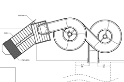 Fiberglass Water Slide Model 1819