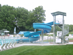 Fiberglass Water Slide Model 1822