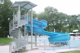 Fiberglass Water Slide Model 1822