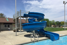 Fiberglass Water Slide Model 1822