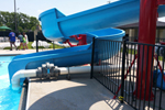 Open Fiberglass Flume Water Slide Model 1823