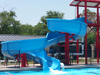 Open Fiberglass Flume Water Slide Model 1823