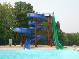 Fiberglass Water Slide Model 1841