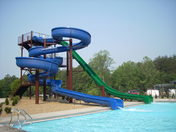 Fiberglass Water Slide Model 1841